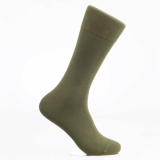 Men_s dress socks _ Dark olive solid socks_Egyptian cotton